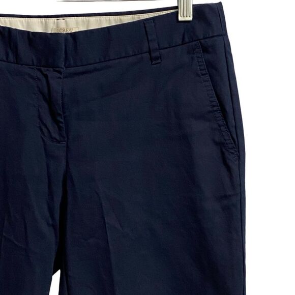 J. Crew Stretch Women's Dress Pants Size 2 Navy Blue Office Collegiate Preppy - Picture 3 of 16